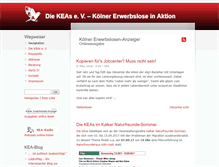 Tablet Screenshot of die-keas.org